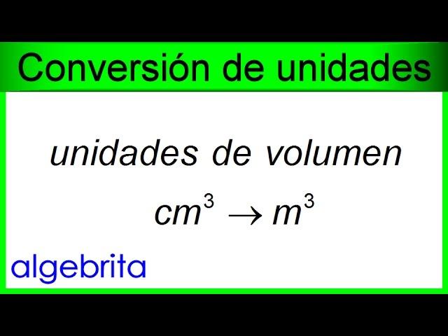 Convertir centímetros cúbicos a metros cúbicos, cm3 a m3, Conversión de unidades de volumen 430