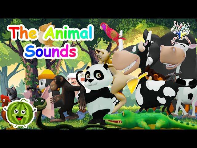  Animal Sounds Song  The Animals Went In! | Fun Noises & Names | Educational Video for Toddlers