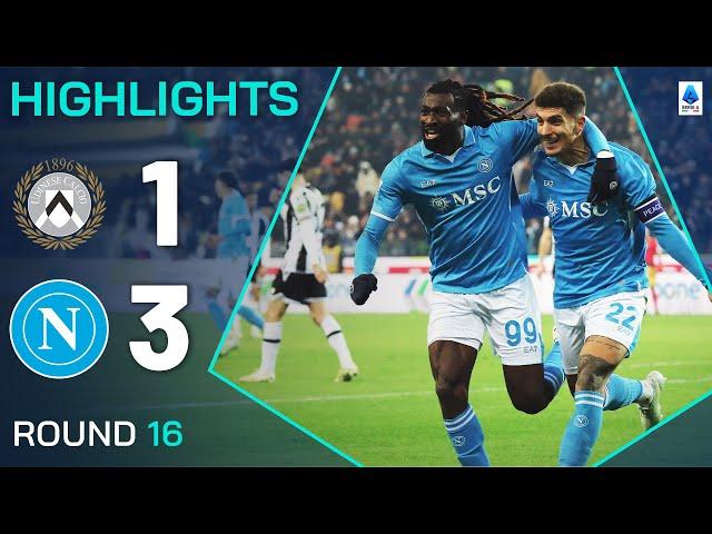 UDINESE-NAPOLI 1-3 | HIGHLIGHTS | Napoli come back to secure away win | Serie A 2024-25