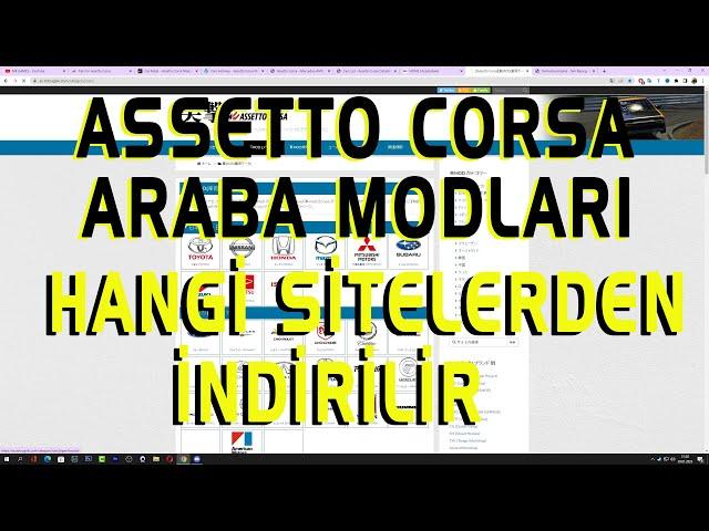 ASSETTO CORSA ARABA MODLARI HANGİ SİTELERDEN İNDİRİLİR