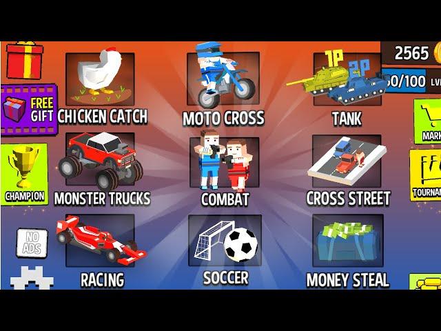 Cubic 2 3 4 player games - ALL MINIGAMES TOURNAMENT - best android games
