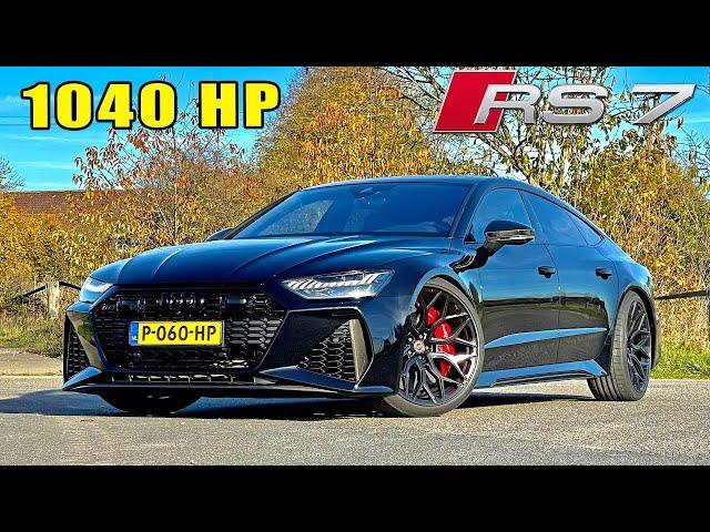 1040HP Audi RS7 C8 *333km/h* REVIEW on Autobahn