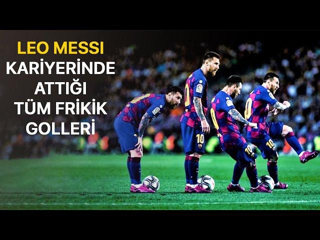 Lionel Messi - Kariyerinde Attığı Tüm Frikik Golleri | 2008-2020 • HD