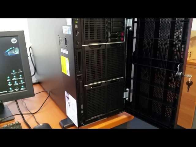 HP ML350 G9 Server First Boot