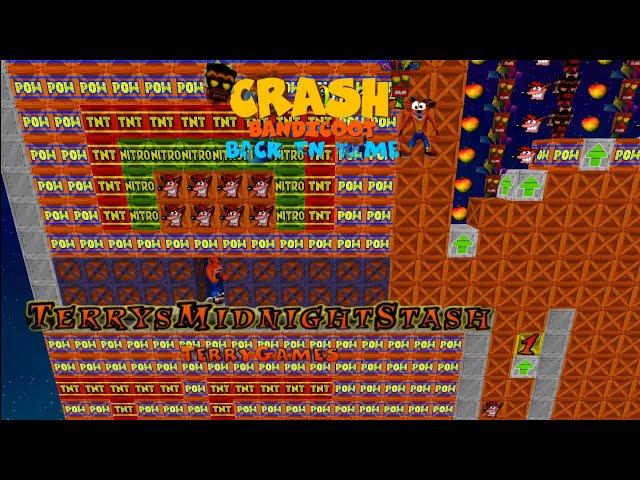 Crash Bandicoot - Back In Time Fan Game: Custom Level: Terry's Midnight Stash By Terry Games