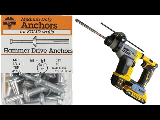 How To Install Drive Pin Anchors