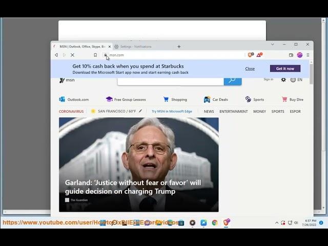 Set up Notification Settings in Brave Browser