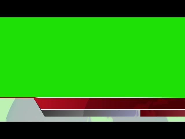 Free HD green Screen News Lower Third animation for graphic use