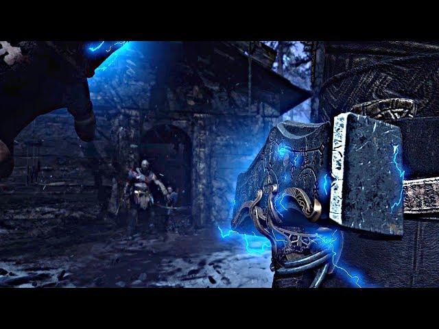 God of War 4 - Ending + Secret Ending THOR Arrives (God of War 2018) PS4 Pro