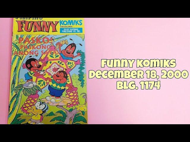 Pilipino Funny Komiks: December 18, 2000 (Christmas Cover) || Vintage Pinoy Komiks