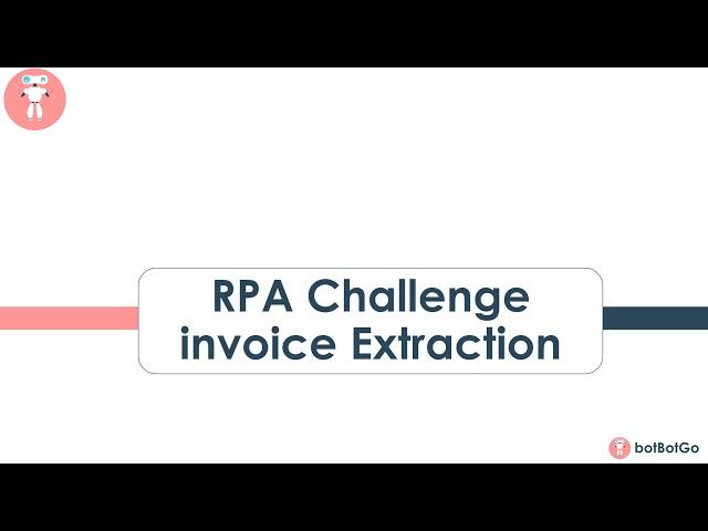 UiPath RPA Challenge - 4 | Invoice Extraction - UiPath Intelligent OCR to extract data from invoices