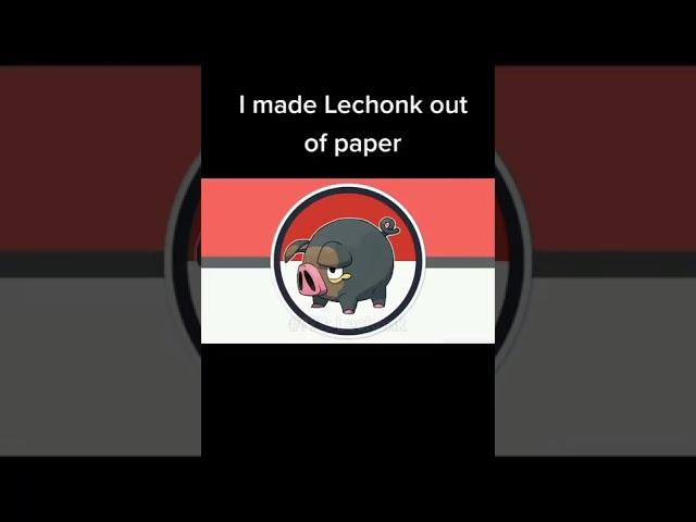 Making Lechonk out of paper (short ver.)