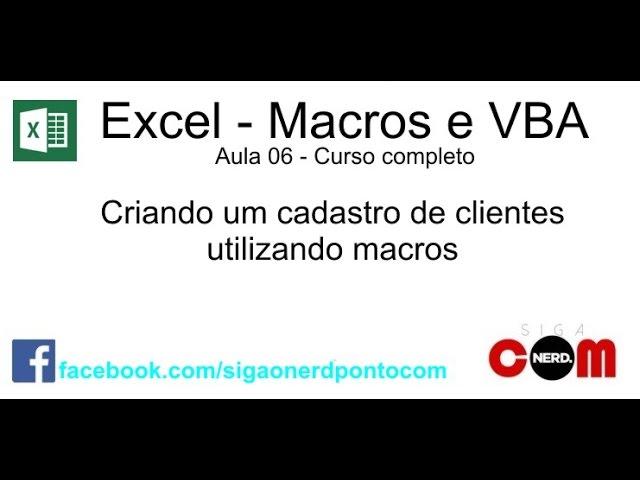 # 06 - macros and Excel VBA - Course Free and Full