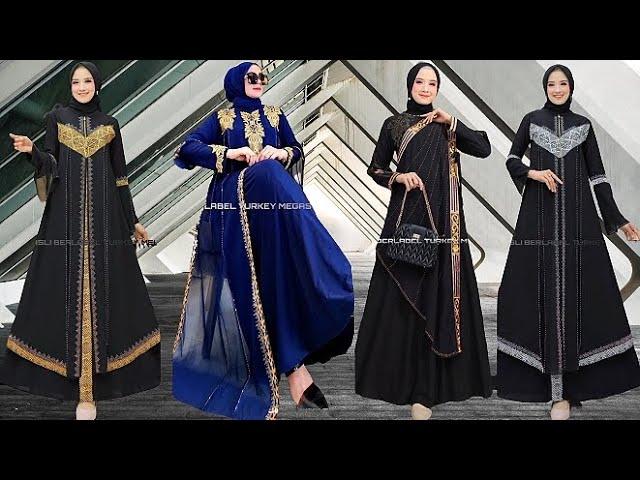 STYLE GAMIS TURKI LEBARAN⭐2024 SIMPLE ELEGAN