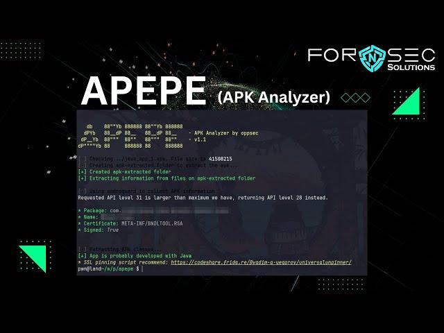 APEPE - APK Analyzer