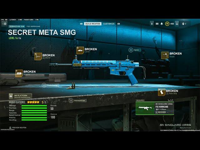 the SECRET META SMG in Modern Warfare 2.. (FSS HURRICANE)