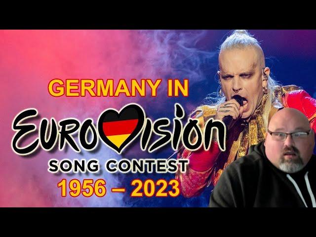 American Reacts to Germany in Eurovision Song Contest (1956-2023)..