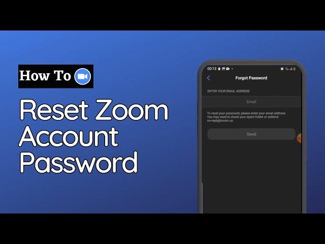 How To Reset Zoom Account Password (2023)