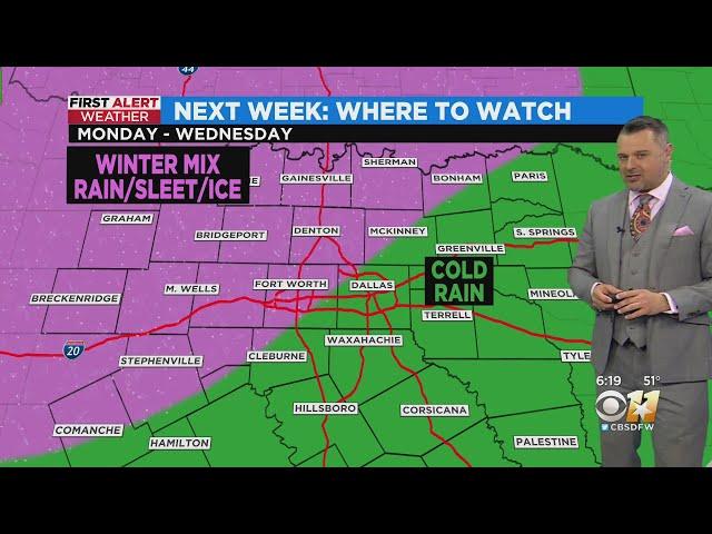 Wintry mix likely to return next week