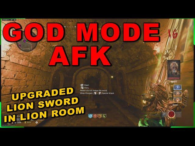 bo6 glitch: GOD MODE AFK GLITCH, reliable AFK XP glitch, UPGRADED Lion sword AFK in lion sword room