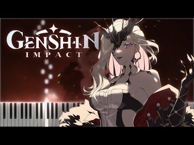 La Signora Battle Theme (Genshin Impact) - Synthesia / Piano Tutorial