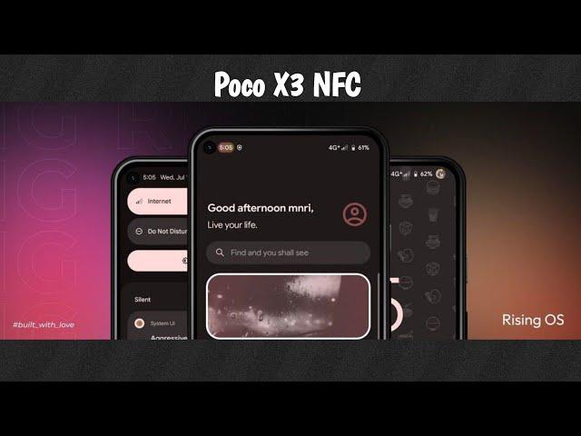 Rising OS 4.0 Beta Poco X3 NFC Android 14 Surya Karna July Build