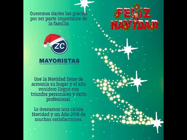 Feliz Navidad y Año Nuevo les desea la familia de ZC Mayoristas