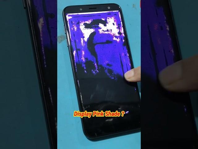 Samsung smartphone pink color display repair #shorts