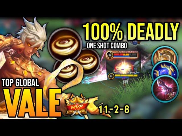 ONE SHOT BUILD! VALE BEST BUILD 2022 | TOP GLOBAL VALE GAMEPLAY | MOBILE LEGENDS