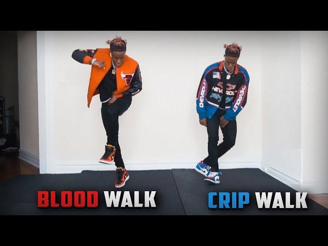 Crip Walk VS Blood Walk Tutorial