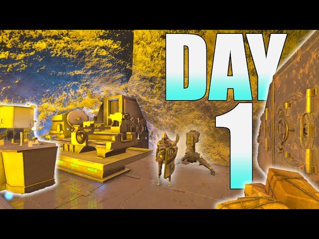 I SOLO Claimed A Broken Rathole Day 1! | Ark PvP