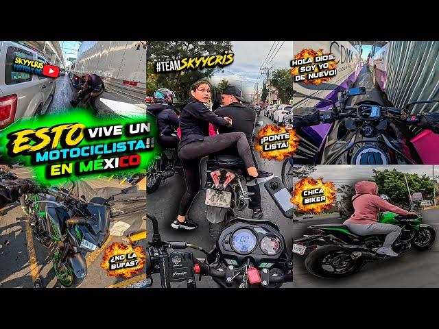 CHICA BIKER EN Z900  | SE CRUZA A LA BRAVA | NO LA BUFAS Observaciones Diarias #3 Temp 2 | SKYYCRIS