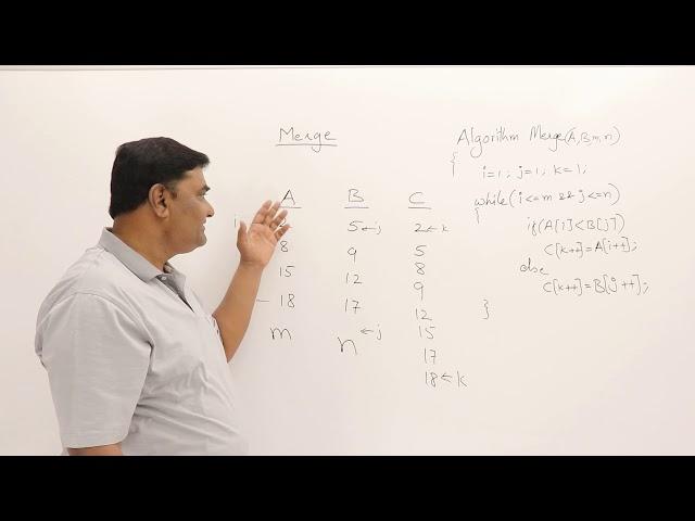 2.7.1  Two Way MergeSort - Iterative method