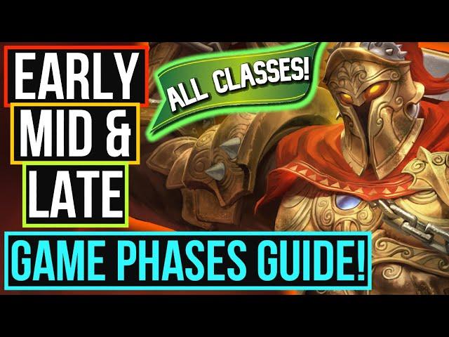 How to Play Early, Mid & Lategame For ALL ROLES! | SMITE Guide