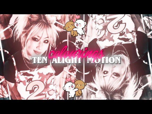 TEN ALIGHT MOTION COLOURING QR CODES - alight motion giveaway