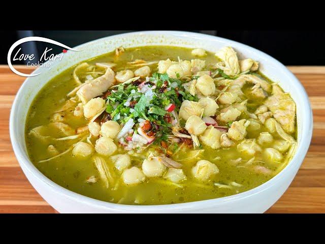 How to Make Pozole Verde de Pollo Green Chicken Pozole