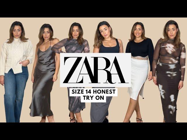 VERY HONEST ZARA HAUL + try on | Size 12-14