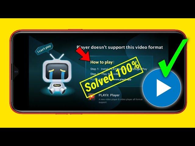 How to Fix Player doesn't support this video format || How to Ply Vidmate Video in Mxplayer