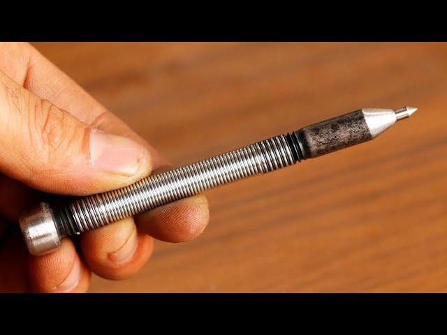 Make A Spring Tool Center Punch