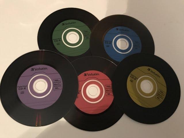 Compact CDs That Look Like Vinyl//Digital Vinyl CD-R Review.