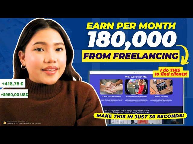 Earn ₱180,000/Month as a Freelancer: Step-by-Step Website Tutorial to Attract Clients!