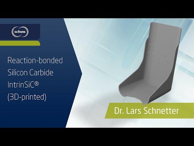 IntrinSiC B4C | Interview: Dr. Lars Schnetter | Schunk Technical Ceramics