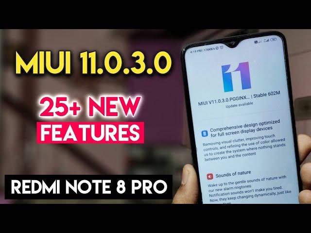 MIUI 11.0.3.0 Redmi Note 8 Pro Indian Stable Update Review & Features | Download Link