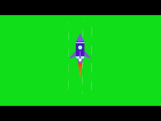 Green screen 4k animation rocket || No copyright || NASA Rocket ||