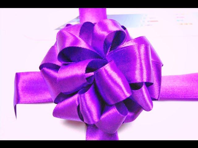 Как сделать ПОДАРОЧНЫЙ БАНТ / DIY Easy Gift Ribbon Bow /  NataliDoma