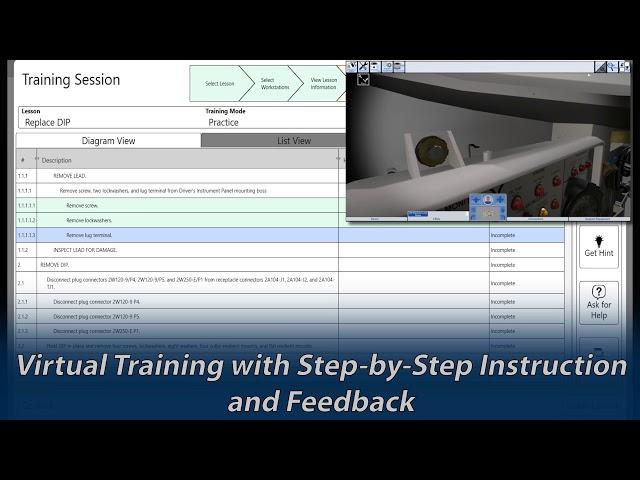 A Virtual Maintenance Trainer - Powered by VE Studio