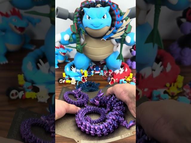 3d printed Silky Dragons #toys #bambulab  #satisfying #asmr #dragon