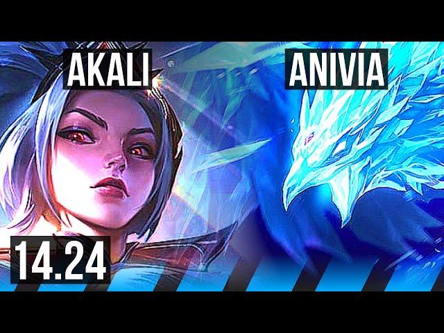 AKALI vs ANIVIA (MID) | KR Diamond | 14.24