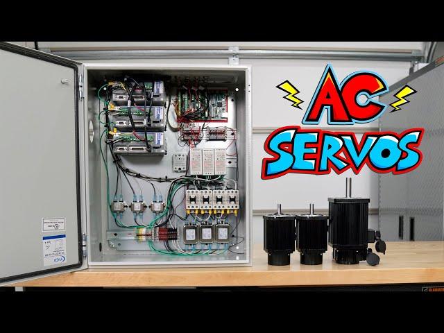 AC Servo Motors and FogBuster Mist Coolant (DIY CNC Mill Upgrades 1)