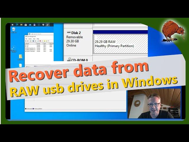 Recover data from USB stick - RAW format